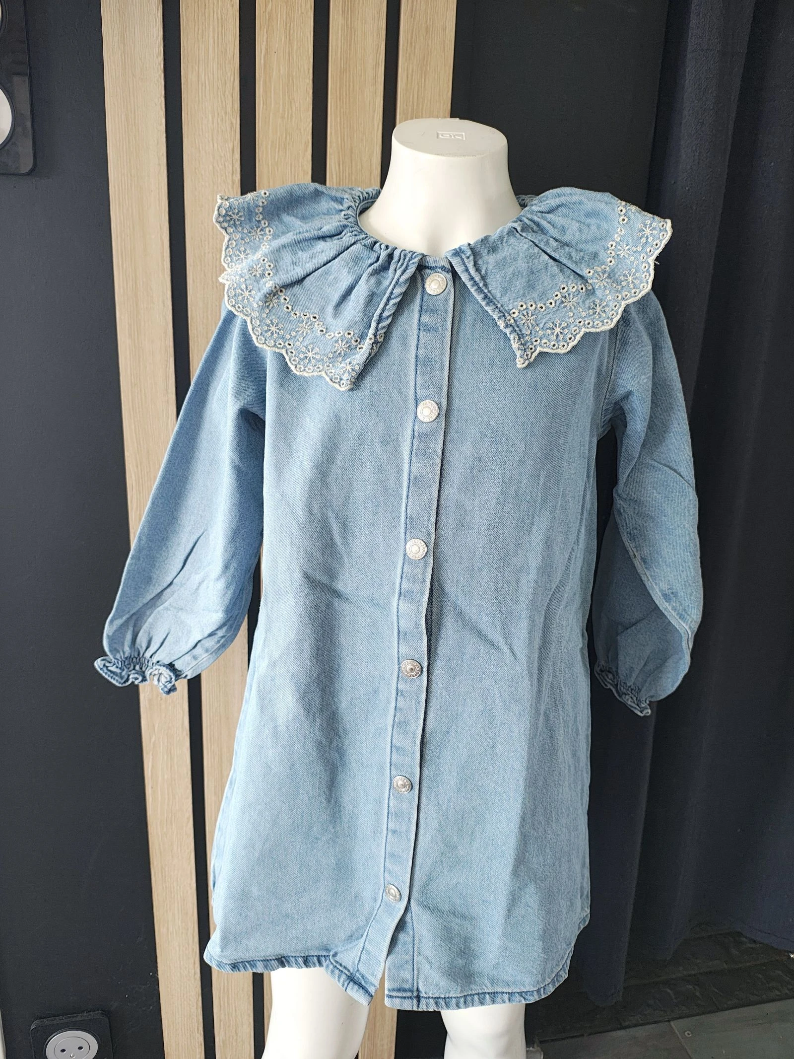 6 ans robe en jean a col zara